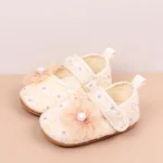 Cute Unisex Baby Sandals Beautiful Flower Print Flat Breathable Anti-Slippery Design for Newborn Girls 0-1 Years Spring Summer - Image 3
